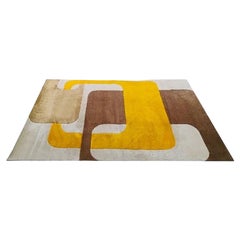 Magnifique tapis de Paracchi Modèle Twist des années 1970 Pure laine. Fabriqué en Italie