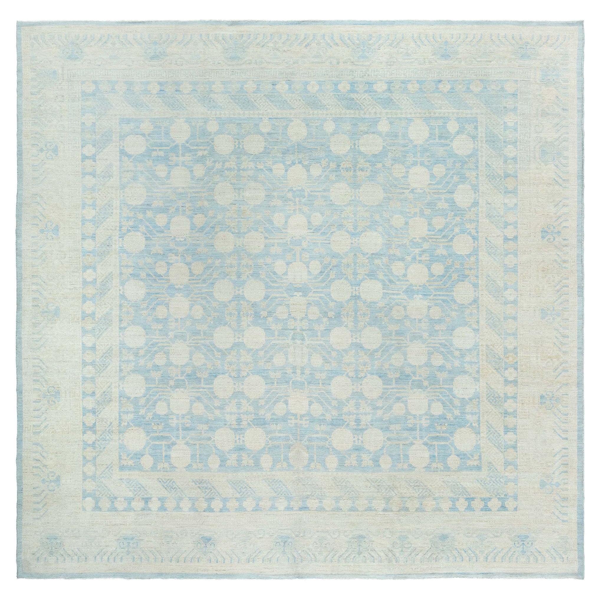 Contemporary Samarkand Handmade Wool Rug by Doris Leslie Blau For Sale