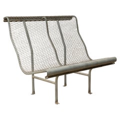 Used Metal Bench Version “Perforano” by Oscar Tusquets for BD Barcelona, circa 1980