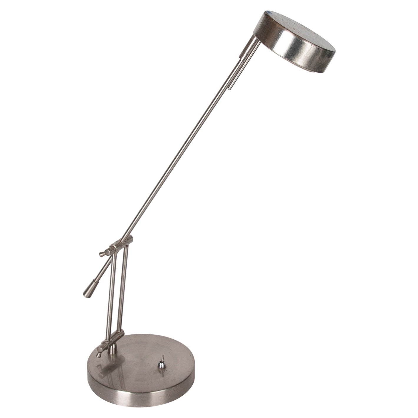 Swedish Steel Table Lamp  For Sale