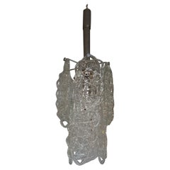Murano Black Glass Chandelier