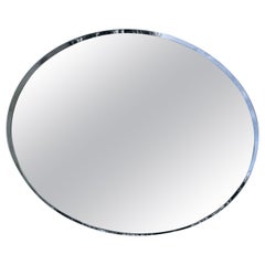 Hall-Mack Art Déco  Miroir rond chromé
