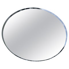 Hall-Mack Art Déco  Miroir rond chromé 