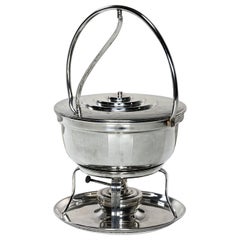 Art Deco versilbert Chafing Dish Buffet Set 5 Pieces von English Silver Mfg Co