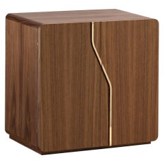 Walnut Matte Chest by Agresti