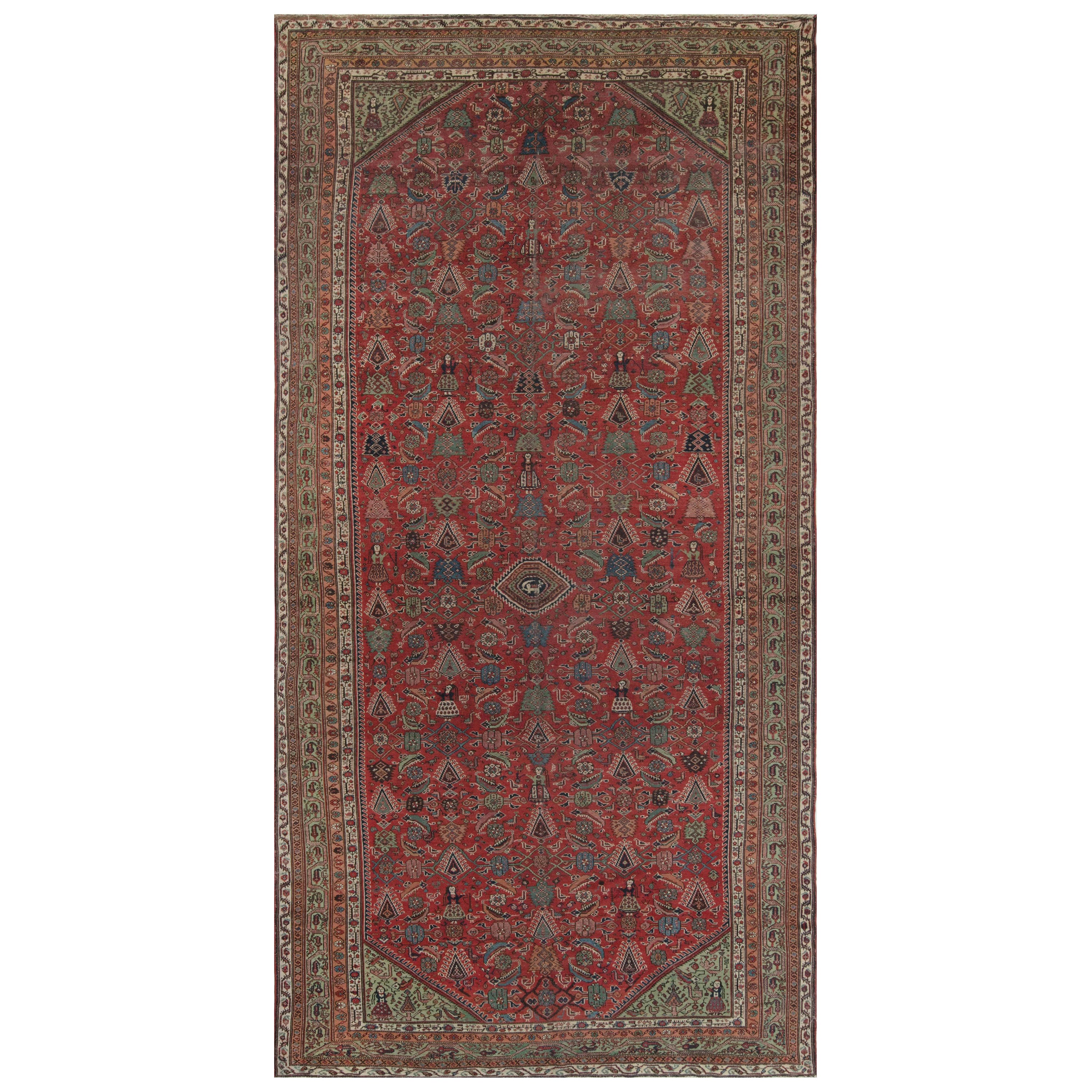 Doris Leslie Blau Early 20th Century Persian Feraghan Handmade Rug