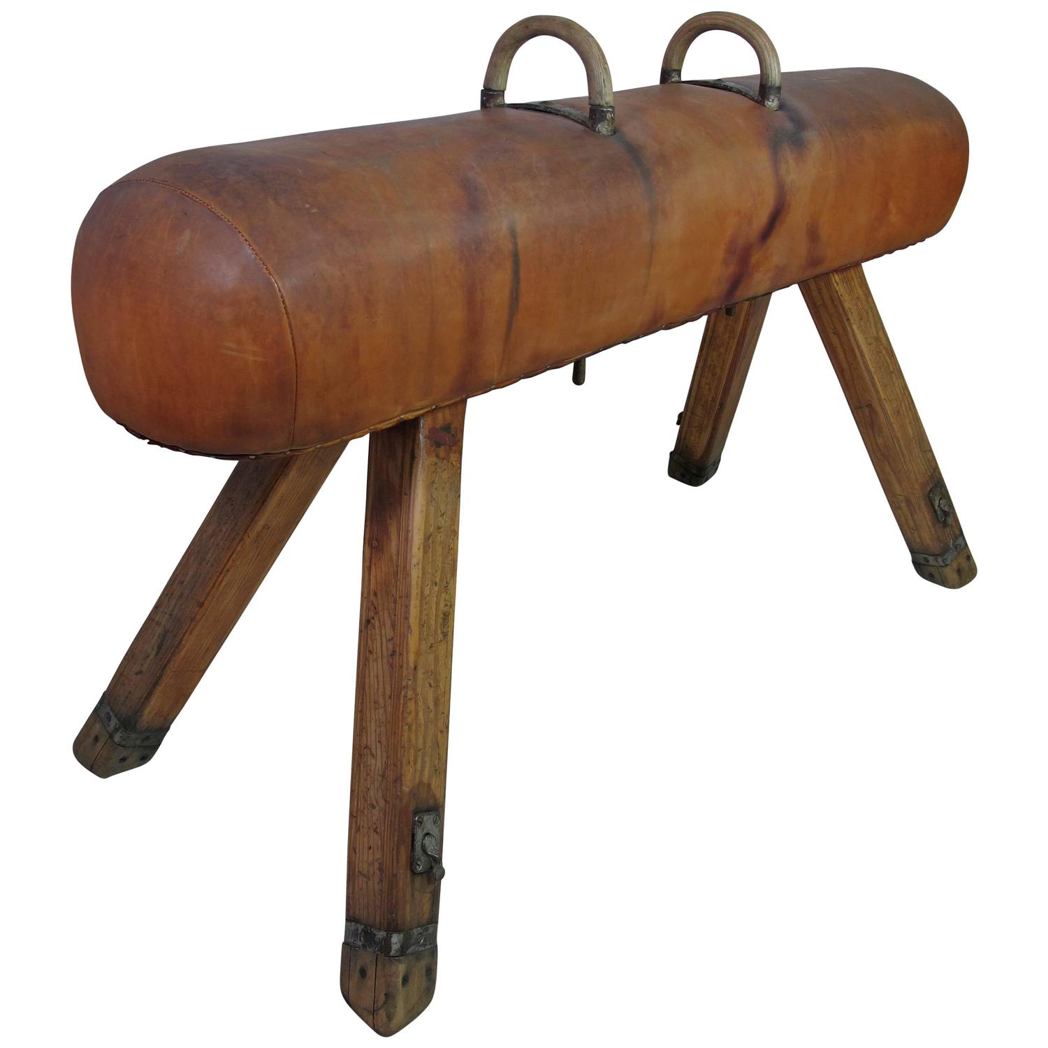 Antique Gymnastics Pommel Horse from 1930s at 1stdibs