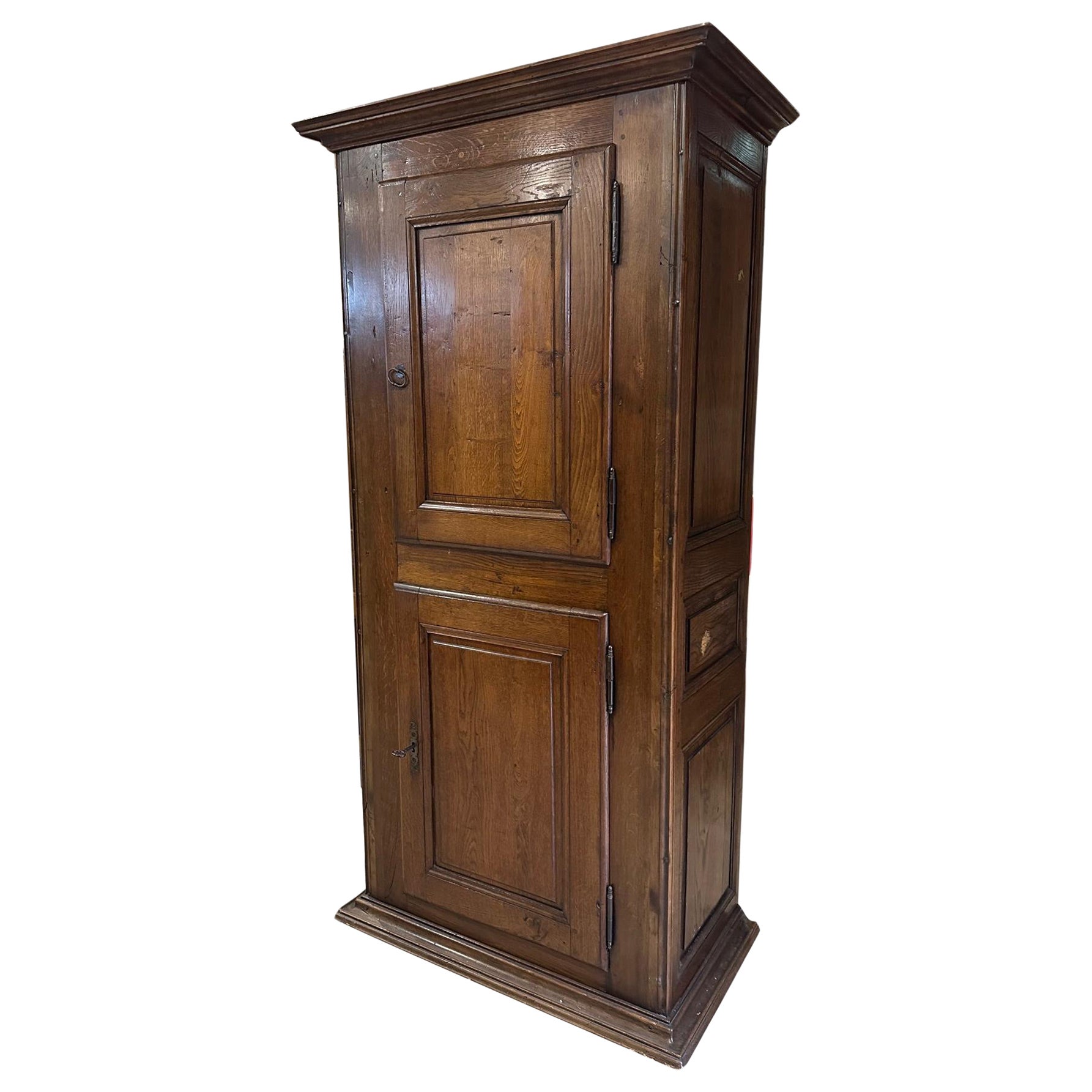 19th century French Oak Cupboard  For Sale