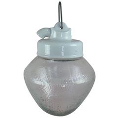 Elegant Vintage Porcelain Pendant Lamp