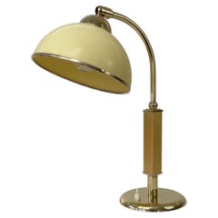 Art Deco Bakelite & Brass Table Lamp, Germany 1930s