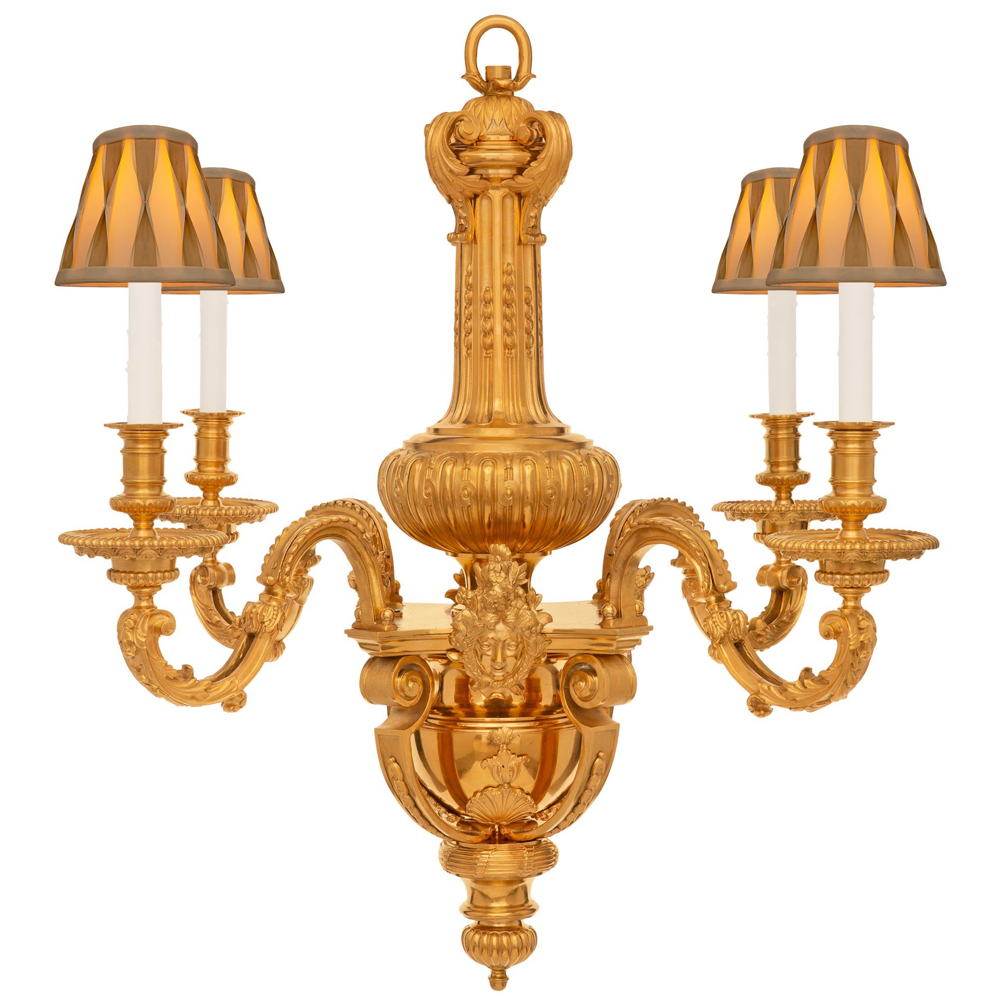 French 19th Century Louis XIV St. Ormolu Chandelier For Sale