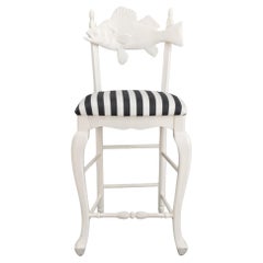 MacKenzie Childs Freckle Fish Bar Stool