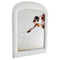 God with Dog Mirror - Contemporary Hand Made Mirror by Artist Gabriel Anderson