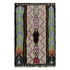 Vintage Moroccan Rug with Polychromatic Geometric Patterns, from Rug & Kilim 