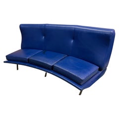 Rare Curved Italian Mid-Century Triennale Sofa by Marco Zanuso, 1951