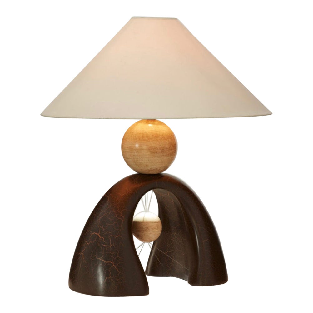 Francois Châtain pebble lamp, France, 1990s For Sale