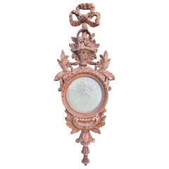Vintage Italian Rococo Carved Ornate Wall Mirror