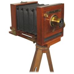 Scovill MFD Co Large Format Wood Camera with Tripod and Case 9
