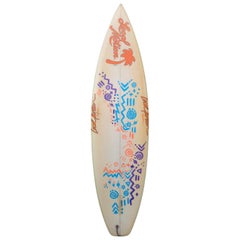 1980s Used Local Motion Artwork Surfboard