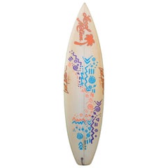 1980s Antique Local Motion Artwork Surfboard