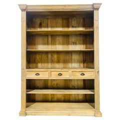 Vintage rustic classical style bookcase/cabinet