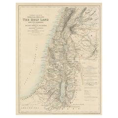 Turkey in Asia: Biblical Regions and the Holy Land from The Royal Atlas (1856)