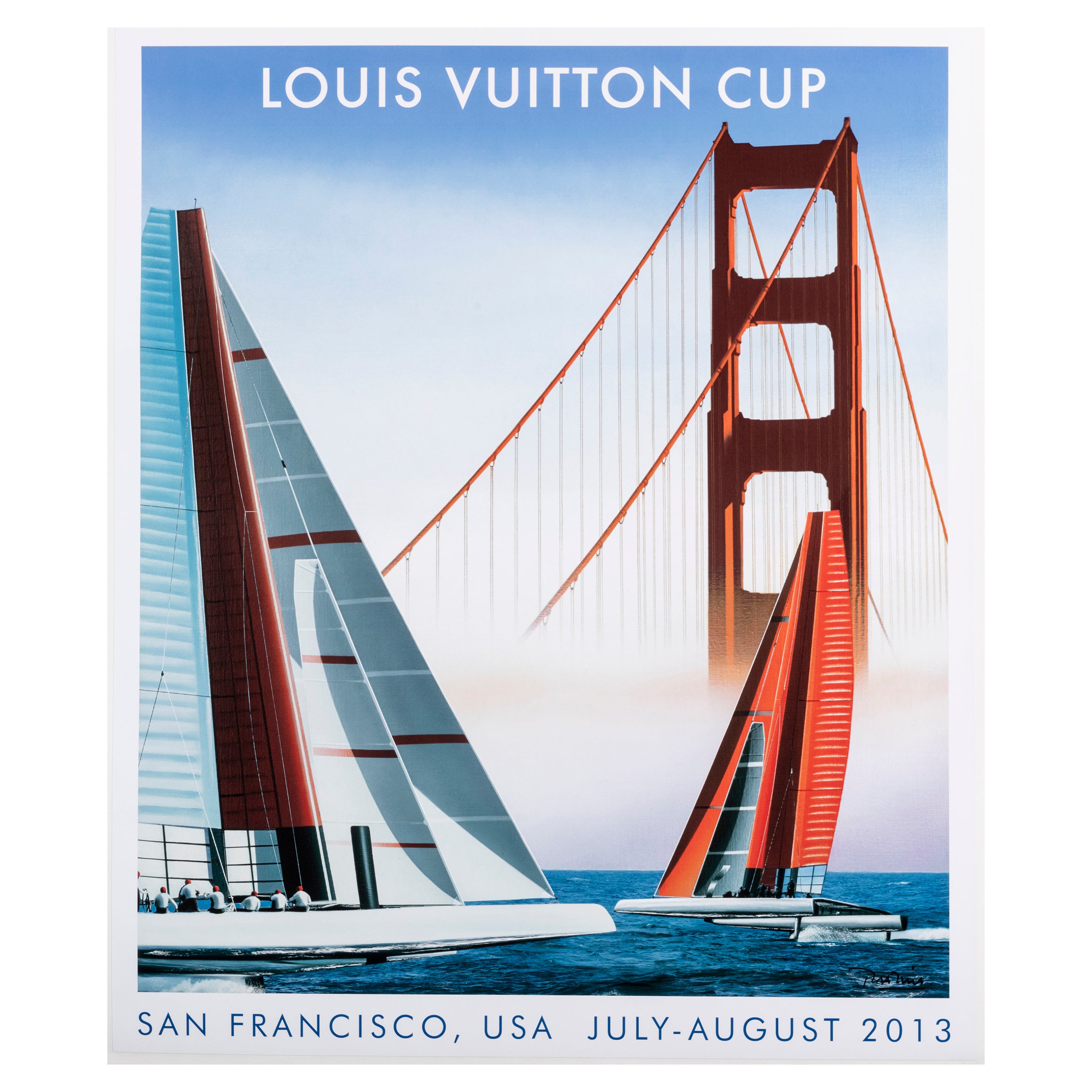 Razzia, Original Louis Vuitton Cup, San Fransisco, Segelschiff, Boot, 2013