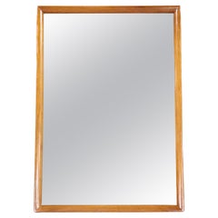Used Walnut Framed Wall Mirror