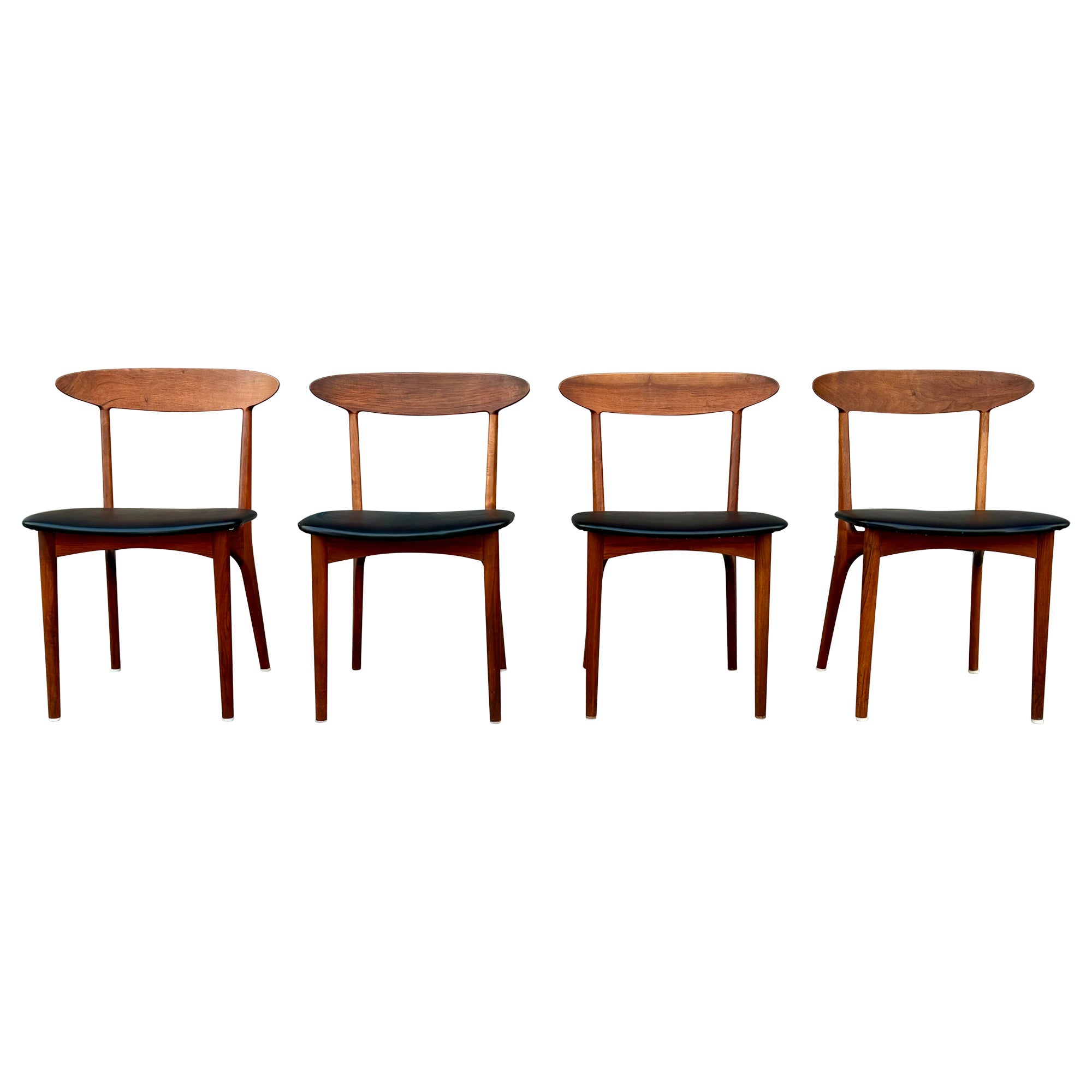1960s Danish Modern Teak Dining Chairs by Kurt Ostervig for Brande Møbelindustri For Sale
