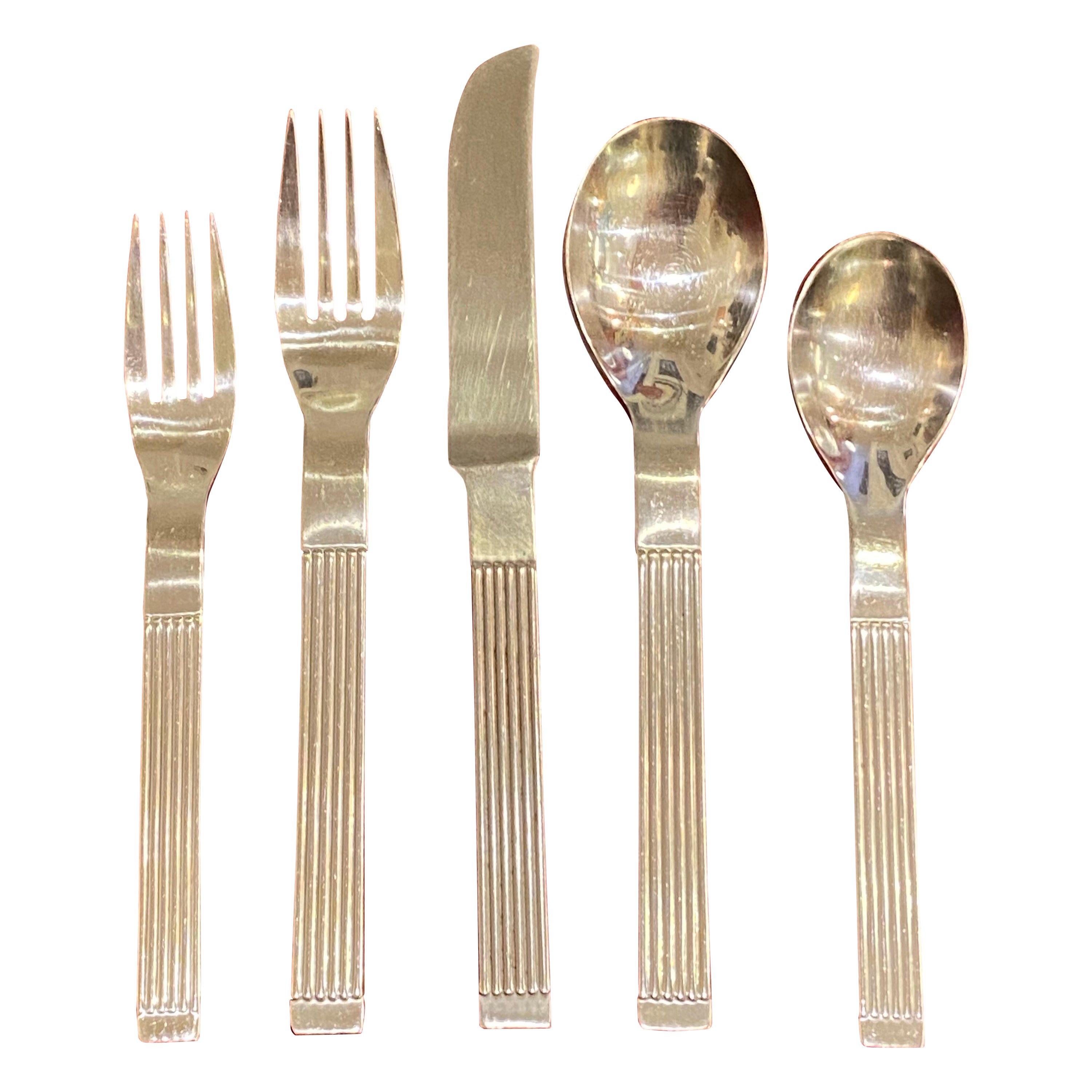 Dansk "Thebe" Stainless Flatware Set 41 piece For Sale