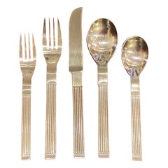 Used Dansk "Thebe" Stainless Flatware Set 41 piece