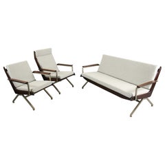 Vintage Complete Lounge Set by Rob Parry for De Ster Gelderland, 1960s 