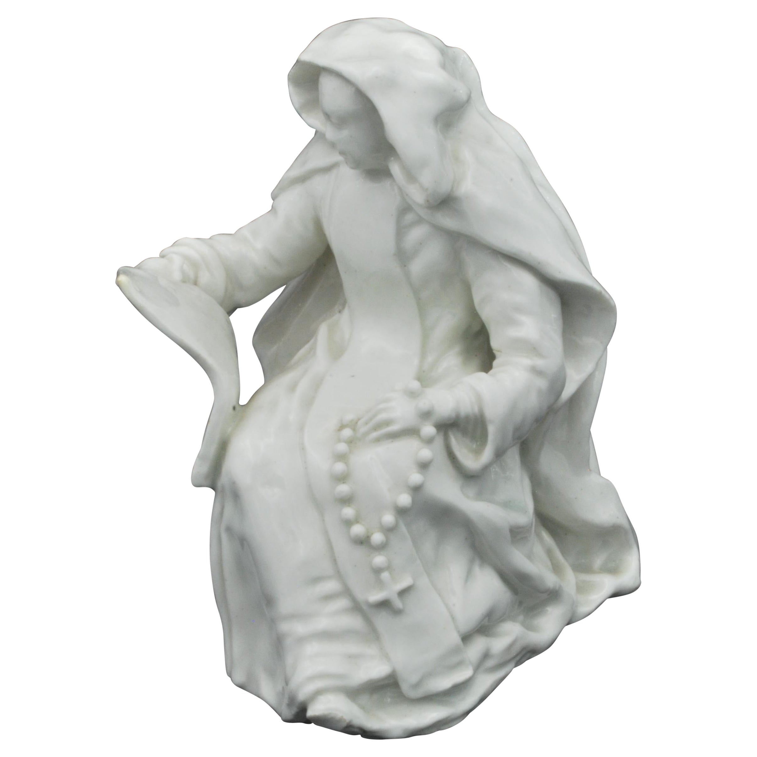 A Nun, vielleicht eine theatralische Figur. England, wahrscheinlich Plymouth, um 1750 im Angebot