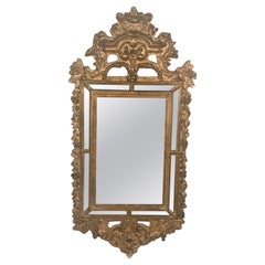 French Louis XVI Mirror around 1800, Gilt wood
