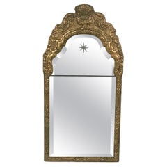 Antique French Baroque Style Mirror, 1800