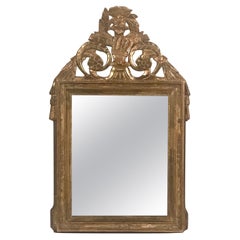French Gilt Wood Mirror, Louis XVI Period 1780-1800