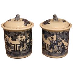 Pair of Provincial Chinese Celadon Jars, circa 1860