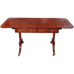 19th Century Regency Rosewood and Inlayed Sofa Table