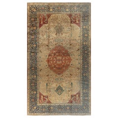 Authentic Persian Tabriz Handwoven Wool Rug