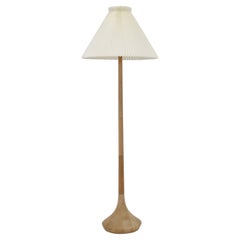 Used Danish Modern oak wood floor lamp by Lisbeth Brams, 1960s, Denmark