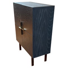 CB2 x Fred Segal Pool Party Collection Jax Entryway Cabinet in Gray Cerused Wood