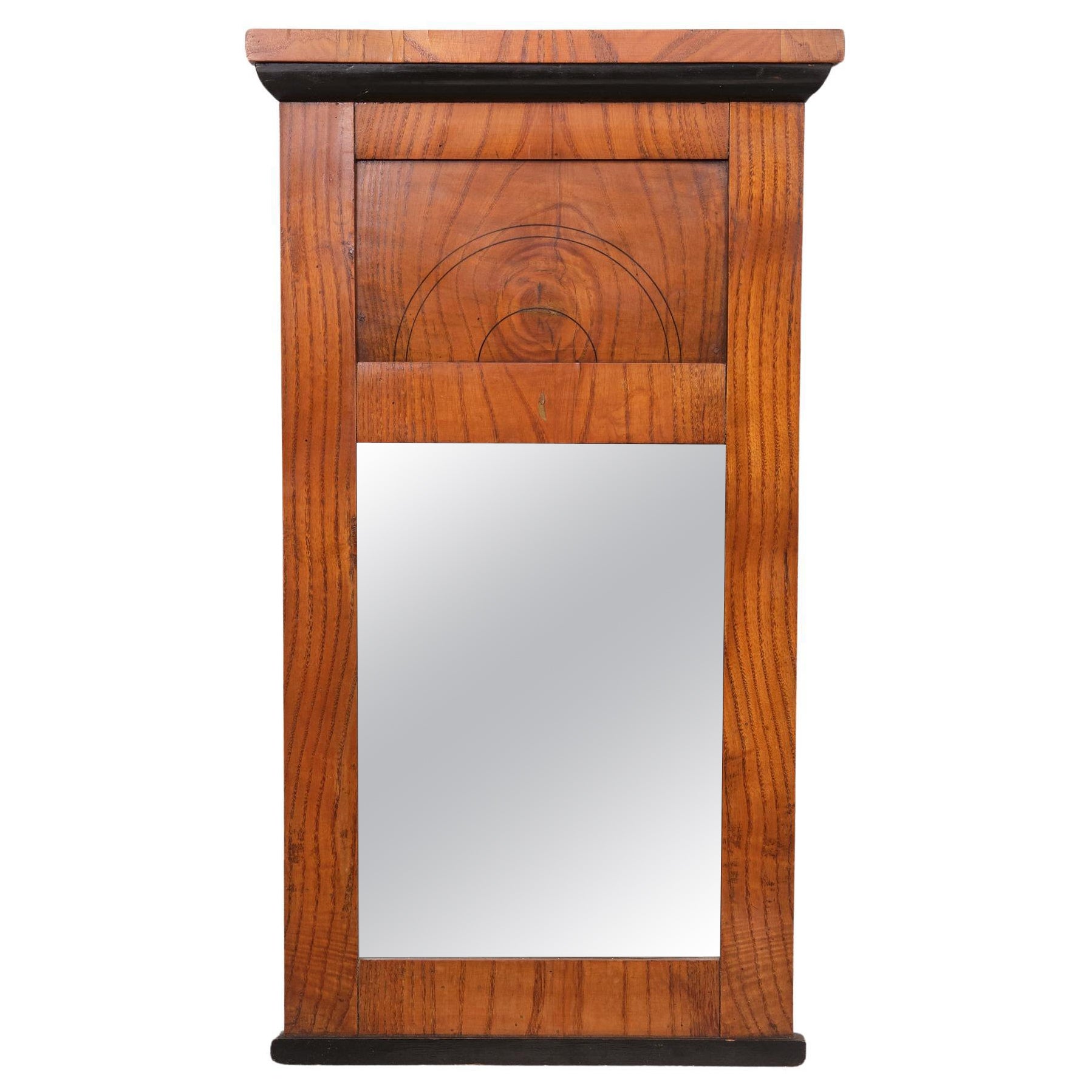 Small Biedermeier Ash Mirror, c. 1830s Germany  For Sale