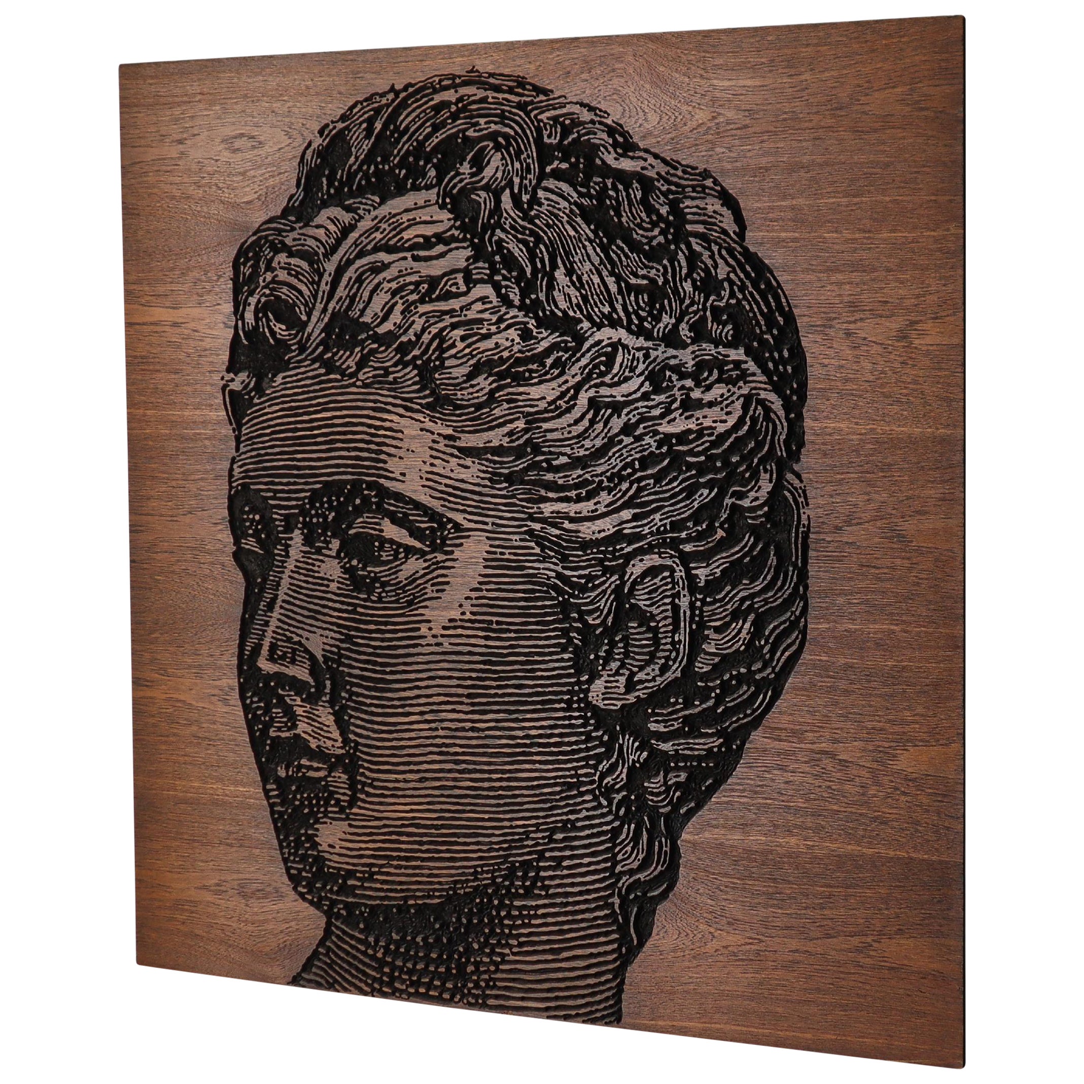 Large 4 Foot Hand Carved Feminist Art Wall Panel
