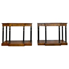 Pair of Neoclassical Style Console Tables