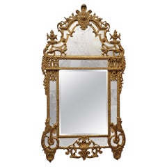 Louis XV Style Giltwood Mirror 