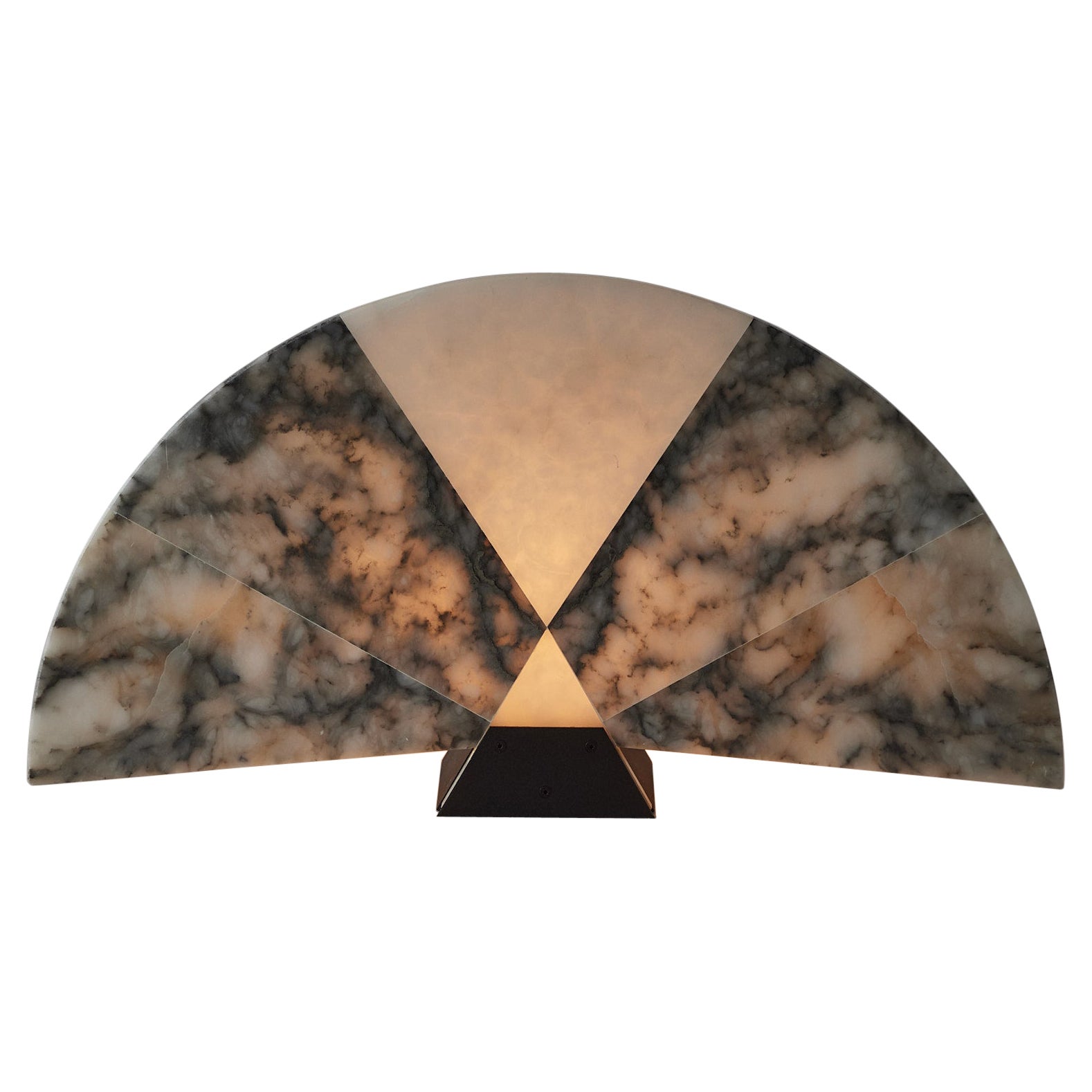 Lampe de Table 'Ventaglio' Modèle V584 par Angelo Mangiarotti pour Skipper en vente