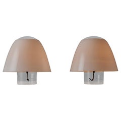 A Pair of XL Mod. 'Polluce' Table Lamps by Angelo Mangiarotti for Skipper