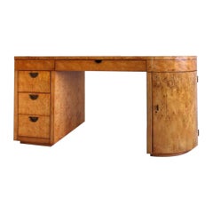 Vintage Henredon Burlwood 2-sided desk