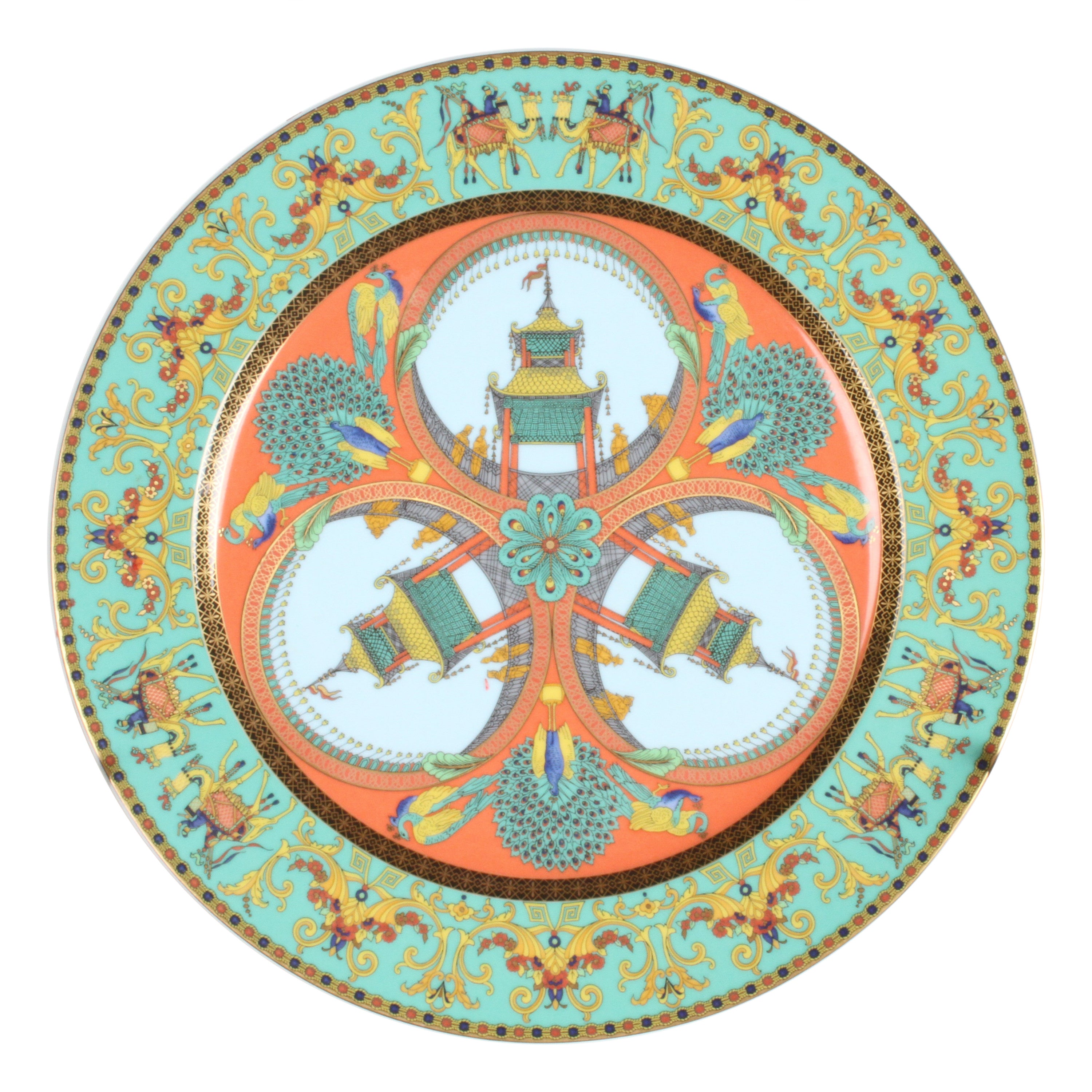 Gianni Versace for Rosenthal "Le voyage de Marco Polo" Porcelain Display Plate  For Sale
