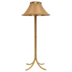Beech wood Floor Lamp by Anna Ehrner for Atelje Lyktan, 1970s, Sweden
